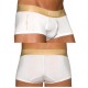 ES Collection - Boxer Metallic Blanc / Or