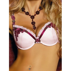 Soutien Gorge rose passion V851