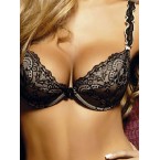 Soutien Gorge noir et beige V871