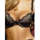 Soutien Gorge noir et beige V871